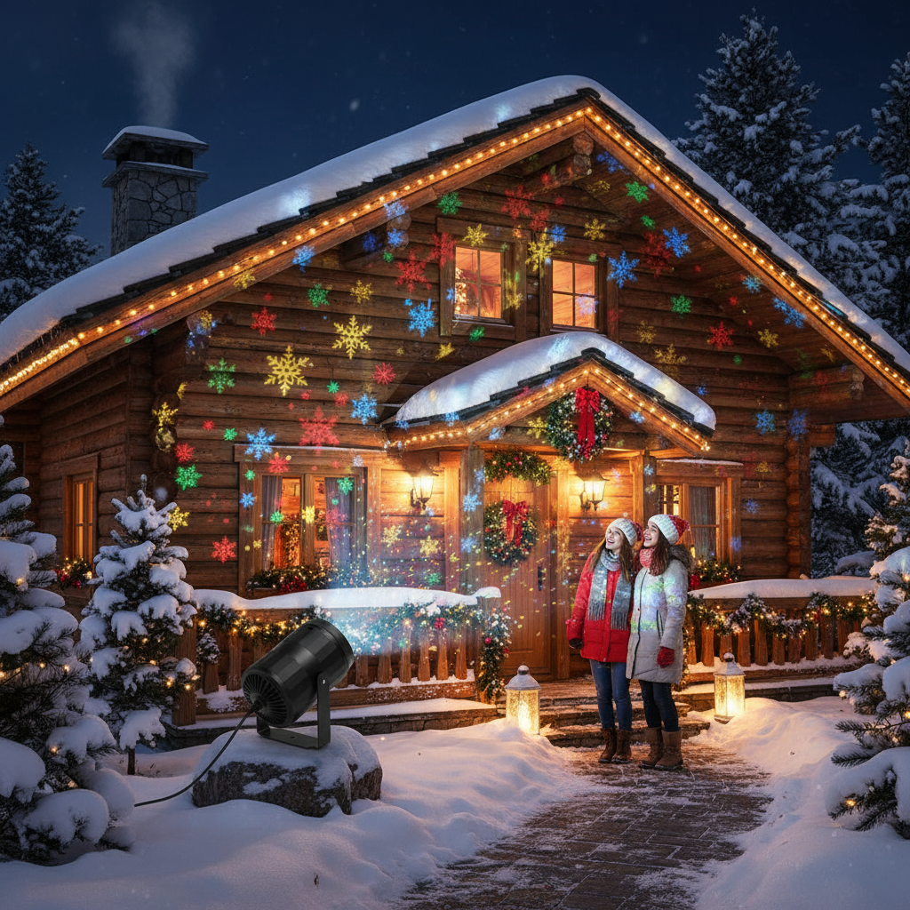 PROJECTEUR DE FLOCON DE NEIGE