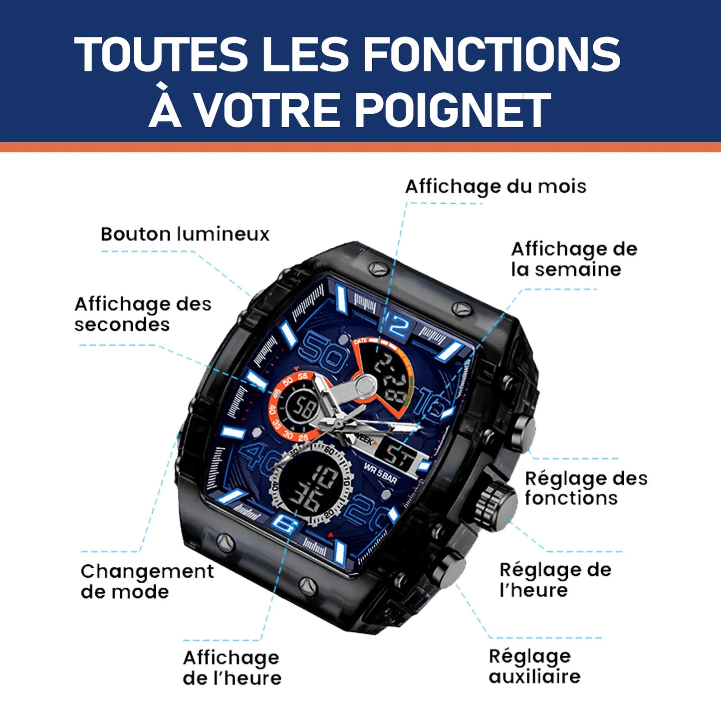 Montre ChronoX Sport