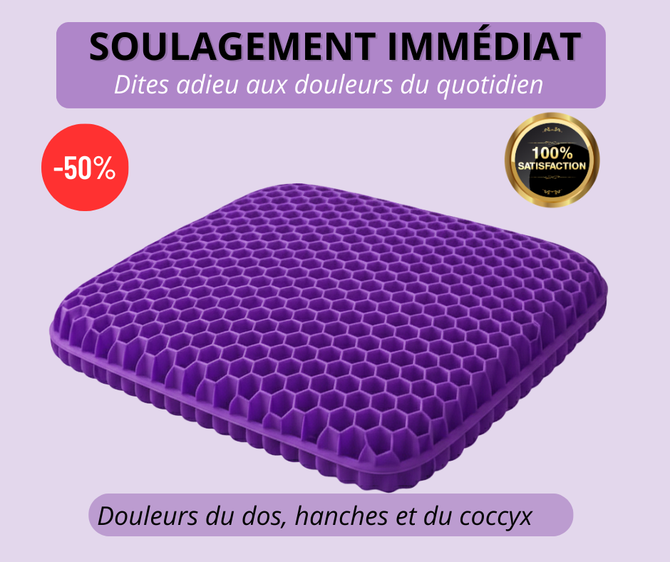 RELAXSEAT: Coussin de siège en gel