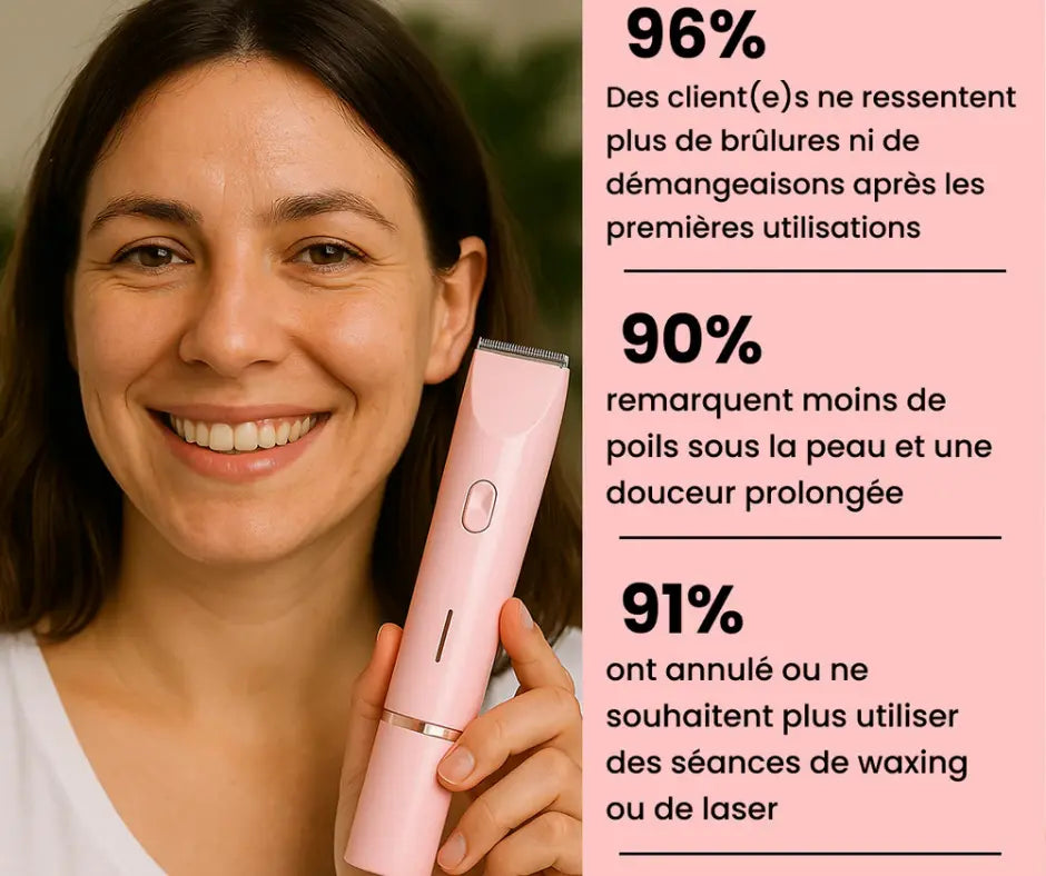 NOVASHAVE: Epilateur 2 en 1