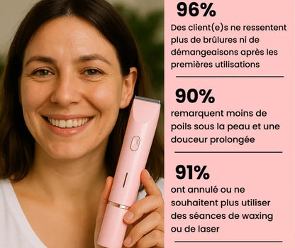 NOVASHAVE: Epilateur 2 en 1