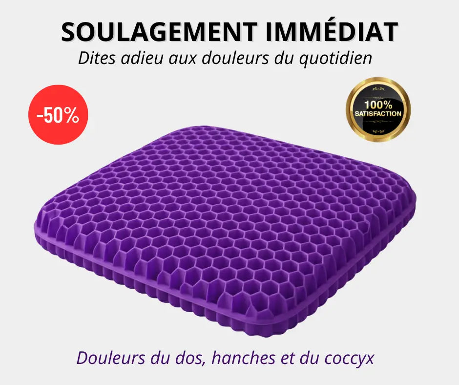 RELAXSEAT: Coussin de siège en gel