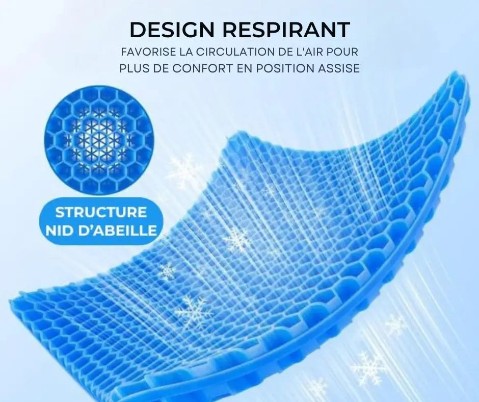 RELAXSEAT: Coussin de siège en gel
